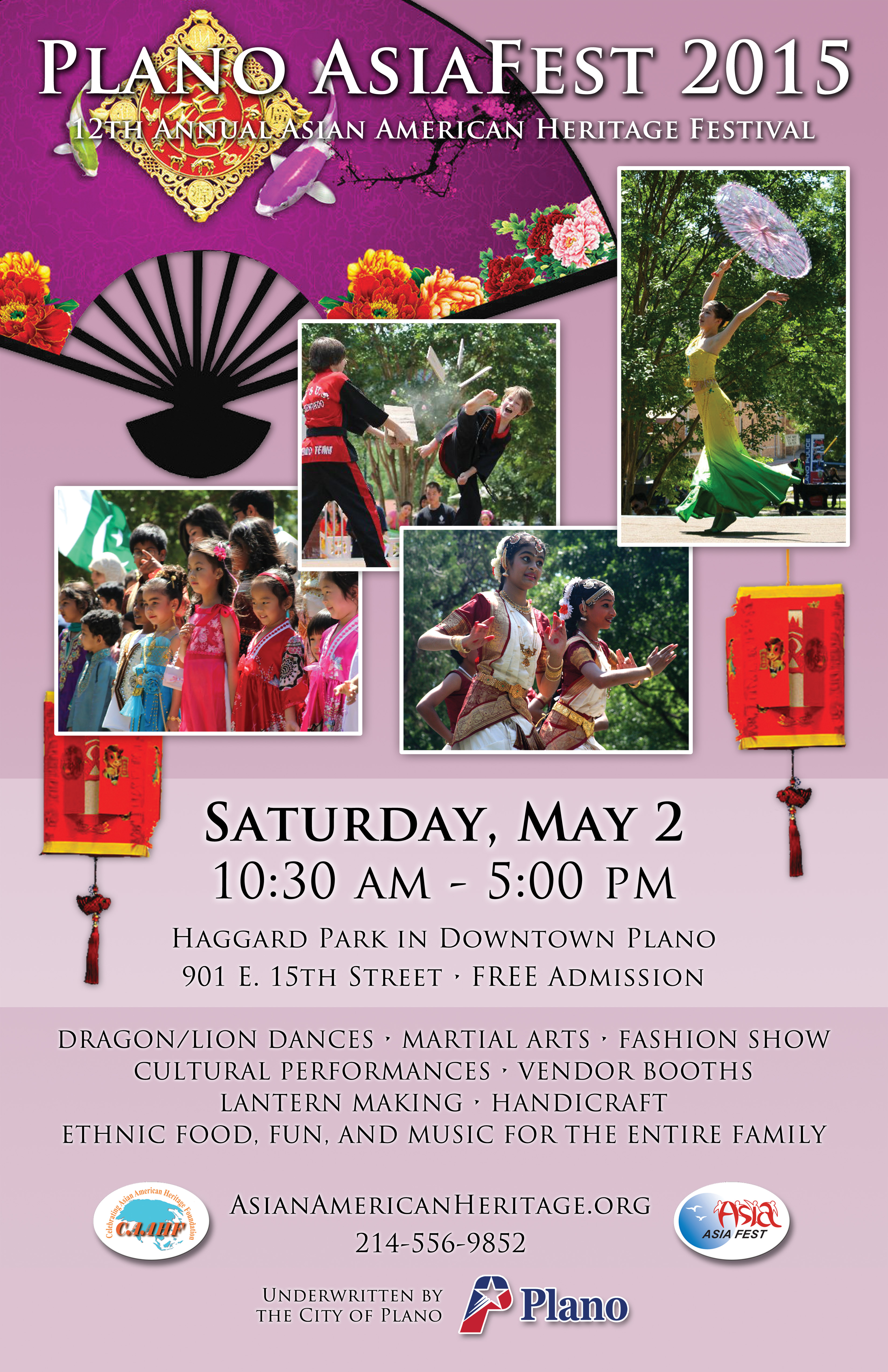 Celebrating Asian American Heritage Foundation AsiaFest Plano